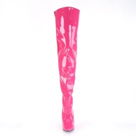 Pleaser SEDUCE-3010 Overknee Stiefel Lack Pink EU-36 / US-6
