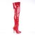 Pleaser SEDUCE-3010 Overknee Stiefel Lack Rot EU-36 / US-6