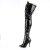 Pleaser SEDUCE-3024 Overknee Stiefel Lack Schwarz EU-38 / US-8