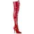 Pleaser SEDUCE-3024 Overknee Stiefel Lack Rot EU-38 / US-8