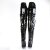 Pleaser SEDUCE-3080 Overknee Stiefel Lack Schwarz EU-38 / US-8