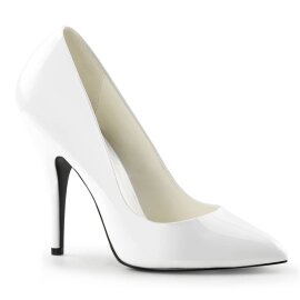 Pleaser SEDUCE-420 Pumps Lack Weiß EU-35 / US-5