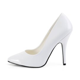 Pleaser SEDUCE-420 Pumps Lack Weiß EU-35 / US-5