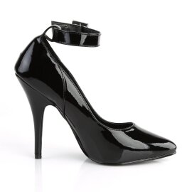 Pleaser SEDUCE-431 Pumps Lack Schwarz EU-44 / US-14