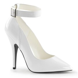 Pleaser SEDUCE-431 Pumps Lack Weiß EU-35 / US-5