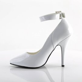 Pleaser SEDUCE-431 Pumps Lack Weiß EU-35 / US-5