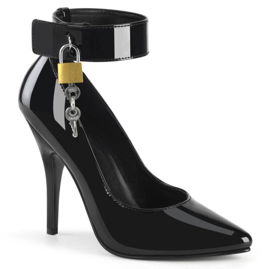 Pleaser SEDUCE-432 Pumps Lack Schwarz EU-35 / US-5