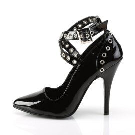 Pleaser SEDUCE-443 Pumps Lack Schwarz EU-35 / US-5