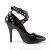 Pleaser SEDUCE-443 Pumps Lack Schwarz EU-35 / US-5