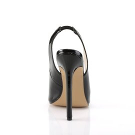 Pleaser SEXY-08 Sandaletten Lack Schwarz EU-35 / US-5