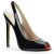 Pleaser SEXY-08 Sandaletten Lack Schwarz EU-35 / US-5