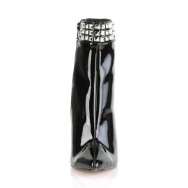 Pleaser SEXY-1006 Stiefeletten Lack Schwarz EU-35 / US-5