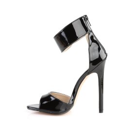 Pleaser SEXY-19 Sandaletten Lack Schwarz EU-35 / US-5