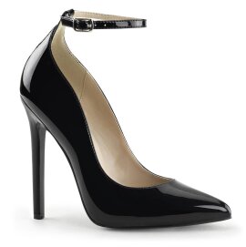 Pleaser SEXY-23 Pumps Lack Schwarz EU-35 / US-5