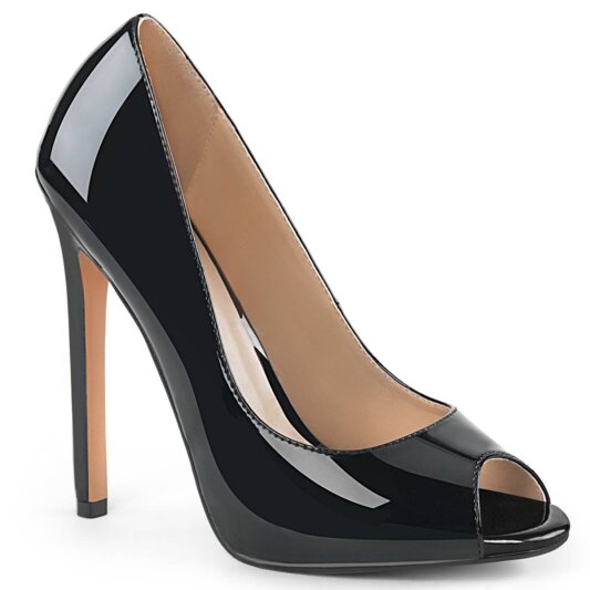 Pleaser SEXY-42 Pumps Lack Schwarz EU-35 / US-5