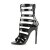 Pleaser SEXY-52 Sandaletten Lack Schwarz EU-37 / US-7