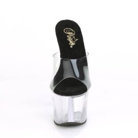 Pleaser SKY-301 Plateau Pantoletten Transparent EU-35 / US-5