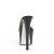 Pleaser SKY-301CRS Plateau Pantoletten Transparent Schwarz EU-35 / US-5