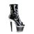 Pleaser SPECTATOR-1021 Plateau Stiefeletten Lack Schwarz EU-40 / US-10