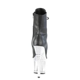 Pleaser SPECTATOR-1021RS Plateau Stiefeletten Lack Schwarz EU-37 / US-7