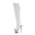 Pleaser SPECTATOR-3019 Plateau Overknee Stiefel Kunstleder Chrom Weiß EU-38 / US-8