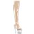 Pleaser SPECTATOR-3019C Plateau Overknee Stiefel Transparent EU-36 / US-6