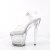Pleaser SPECTATOR-708 Plateau Sandaletten Transparent EU-39 / US-9