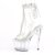 Pleaser STARDUST-1018C-2RS Plateau Stiefeletten Transparent EU-39 / US-9