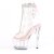 Pleaser STARDUST-1018C-2RS Plateau Stiefeletten Transparent Rosa EU-35 / US-5