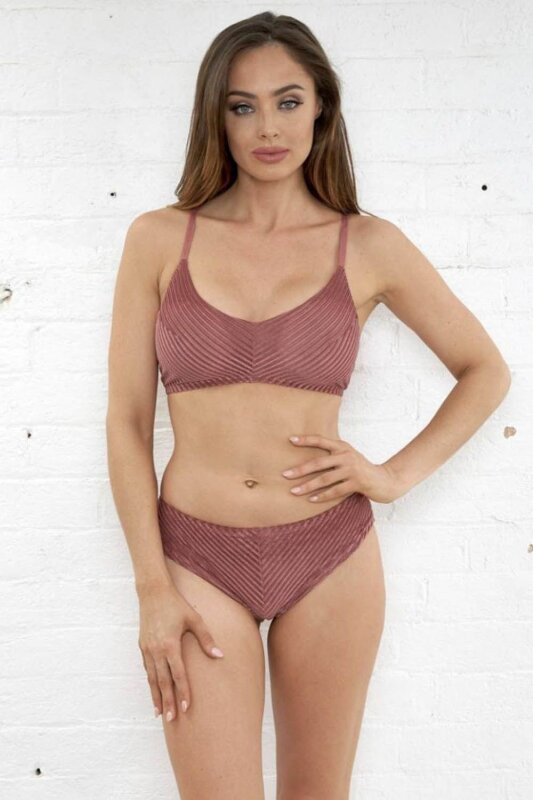 Lunalae Shorts Lana Low Waist Dusty Rose S