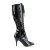 Pleaser VANITY-2020 Kniestiefel Lack Schwarz EU-42 / US-12