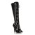 Pleaser VANITY-2020 Kniestiefel Lack Schwarz EU-37 / US-7