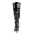 Pleaser VANITY-2020 Kniestiefel Lack Schwarz EU-38 / US-8