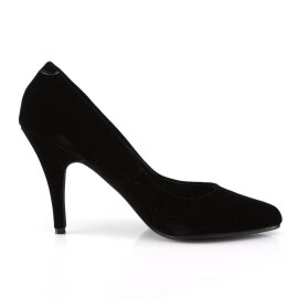 Pleaser VANITY-420 Pumps Samt Schwarz EU-39 / US-9