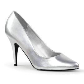 Pleaser VANITY-420 Pumps Kunstleder Silber EU-35 / US-5