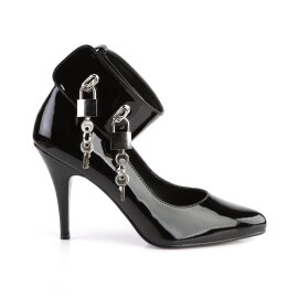 Pleaser VANITY-434 Pumps Lack Schwarz EU-35 / US-5