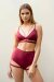 Lunalae Shorts Lure You High Waist Weinrot S