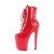 Pleaser XTREME-1020 Plateau Stiefeletten Lack Rot EU-35 / US-5