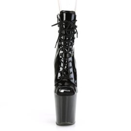 Pleaser XTREME-1021 Plateau Stiefeletten Lack Schwarz EU-35 / US-5