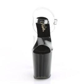 Pleaser XTREME-808CRS Plateau Sandaletten Transparent...