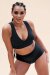 Lunalae Top Courtney V-Neck Schwarz