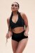 Lunalae Top Courtney V-Neck Schwarz L