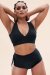 Lunalae Top Courtney V-Neck Schwarz XL