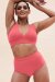 Lunalae Top Courtney V-Neck Watermelon S