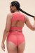 Lunalae Shorts High Waist Basic Watermelon XS