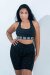 RAD Top Crystal Athletic Schwarz XS