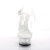 Pleaser Sandalette DELIGHT-635 Transparent Silber EU-41 / US-11