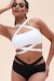 Lunalae Top Renee Crop Bra Weiß XL