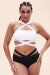 Lunalae Top Renee Crop Bra Weiß XL