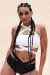 Lunalae Top Renee Crop Bra Weiß XL